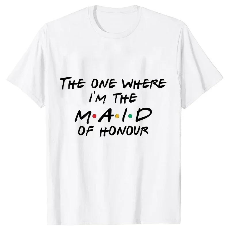 Friends Wedding Party T Shirt Y2K Team Bride Squad Tribe Shirt Bachelorette Hen Party Tees cheap clothing with free shipping