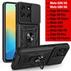 Armor Funda for Motorola Moto G56 G86 G05 G15 G75 G35 G55 G85 Edge 60 Pro 50 Ultra Fusion S50 Neo Case Magnetic Ring Stand Cover