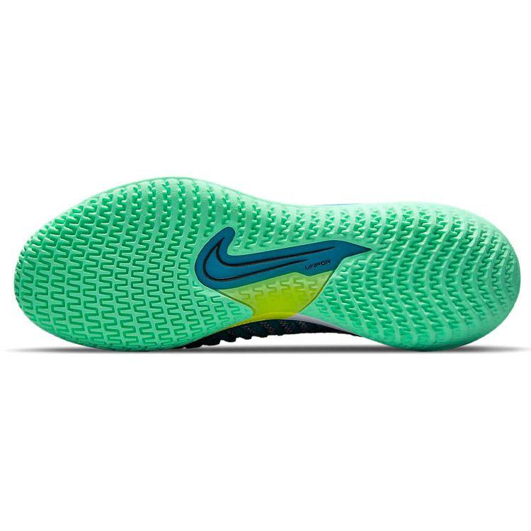 Nike Court React Vapor NXT Dark Teal Green Мужские кроссовки Black Green-Glow White CV0724-324