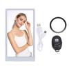 Phone Selfie Screen 4.7 Inch 2K HD Wireless Back Camera Phone View Display Screen with Bluetooth Remote Control for