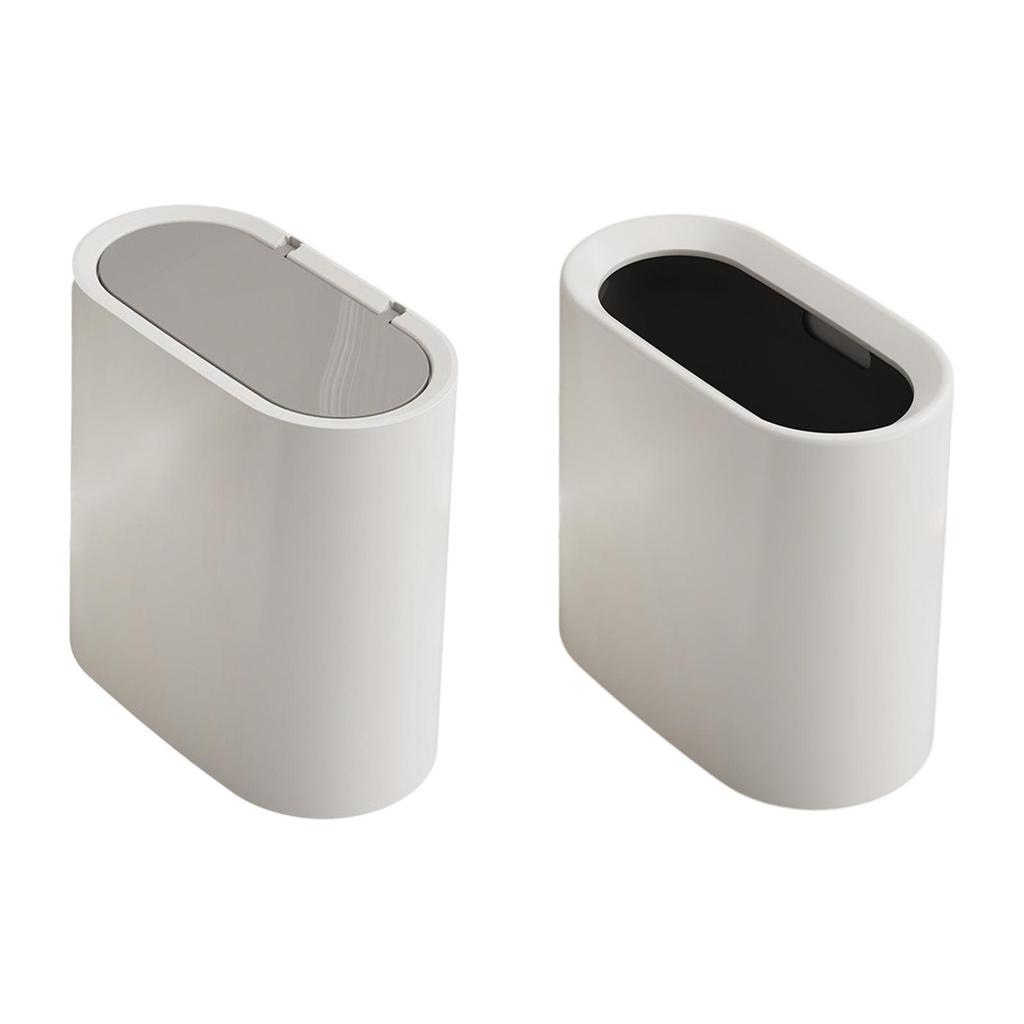 Скандинавская мусорная корзина Простая емкость для мусора Узкая мусорка Ванная комната