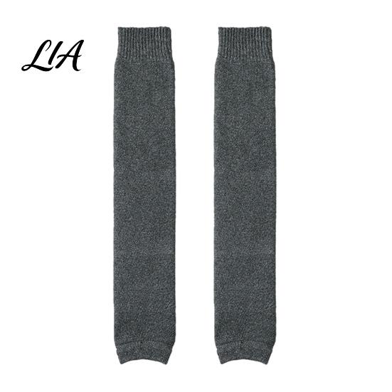 Warm Knit Gaiters for Outdoor Winter Leg Warmers Women, Over The Knee Thigh High Socks, Thickened Velvet Thermal Socks Soft Sleeves, Plush Lined Cold