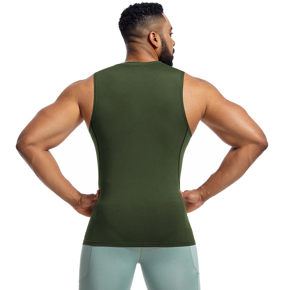 Men's Quick-Dry Silk Grid Sports Vest: Spring/Summer Base Layer for Training, Running, and Basketball