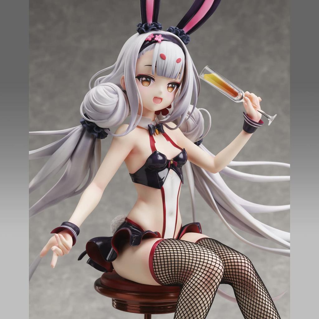 FREEing Azur Lane Shimakaze Fastest Bunny Invitation Scale Painted Complete Figure White B-style 1/4 PVC&ABS