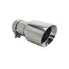Double wall bevel thickness 1.2mm Stainless Steel Vehicle Refitting Universal Exhaust Tip Car Muffler Tail Throat Modification
