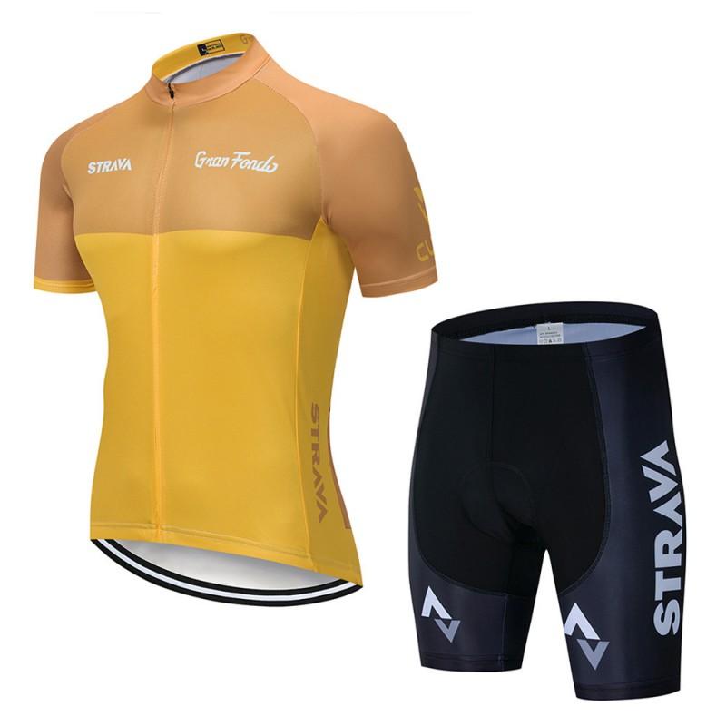 20 Styles Strava Cycling Jersey Set Breathable Quick-Dry Bike Shorts Road Mountain Biking Unisex