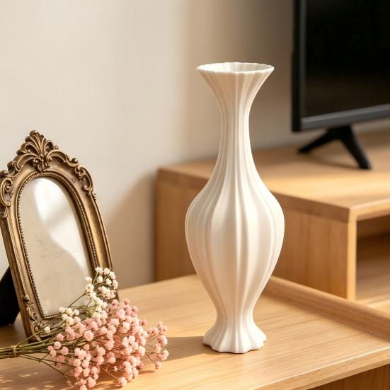 Стеклянные цветочные контейнеры для спальни 3D-печатная художественная ваза, Современный декоративный минималистичный цветочный контейнер, Стильные кашпо для балкона