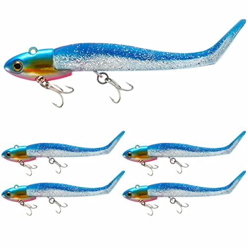 [Seiran Lure] Приманка для морского окуня, Джиг-головка с червем для камбалы 16г 22г 28г Набор, Запасной червь в комплекте, Червь-шад, Вибрация, Морской окунь, Пеламида, Камбала, Плоскоголов