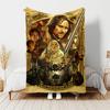 1pc Blanket The Lord of the Rings Print Design, Lightweight Blanket for Sofa, Bed- Soft &Warm, Gift for All Seasons like Christmas, Halloween