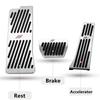 LXXM7 Car Accessories Accelerator Brake Foot Rest Pedal Interiors Cover For Bmw X1 X2 X3 X4 X5 X6 3 5 6 7 Series F30 F10 E60 Adornment