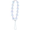SOIMISS Crystal Cell Phone Lanyard Butterfly Beaded Phone Charm Colorful Phone Chain Phone Wrist Strap for Phone Camera Flashlight Blue