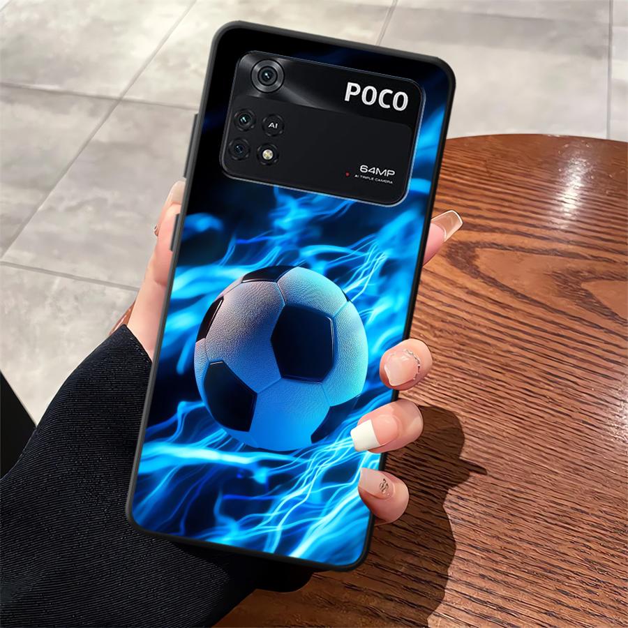 Футбольный Чехол для Xiaomi Poco F8 C61 F1 C71 F3 M3 M4 M7 C75 X3 X4 X5 X7 Pro M5 C50 Funda Чехол для Телефона