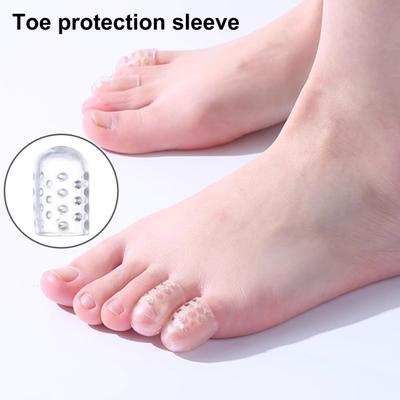 10/30/50 шт. набор силиконовых защитных накладок для пальцев ног, дышащие гелевые накладки на пальцы ног от мозолей, волдырей, вросших ногтей, облегчение боли, накладки на маленькие пальцы ног, защитные колпачки