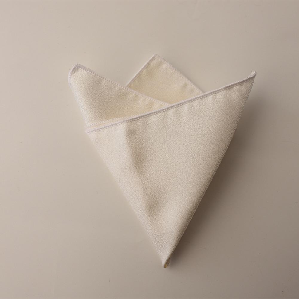 Polyester Men Handkerchief Solid Color Wedding Shirt Accessory Elegant Mens Pocket Square For Men