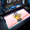 Setsuna yuki Коврик для мыши RGB Игровой коврик для мыши Большой светодиодный коврик Настольный коврик для ПК Светящийся коврик для мыши Большие коврики для клавиатуры Настольный ковер с подсветкой