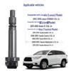 Набор из 4 катушек зажигания UF507 C1596 для Toyota Camry 2.5L L4 2010-2015 гг.