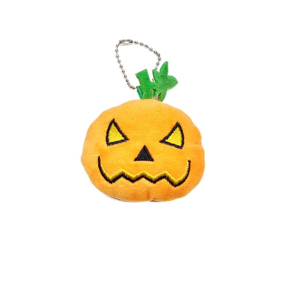 Plush Doll Pumpkin Keychain Vegetables Pumpkin Doll Keyring Halloween Bag Pendant Hanging Pendant