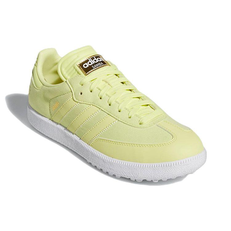 adidas Кроссовки унисекс Samba Spikeless Golf SE Pulse желтые облачно-белые HP7877