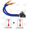 Double Nozzle Mist Coolant Lubrication Spray System Unit Mist Cooling Sprayer CNC Lathe Milling Drill Engraving Machine Tool