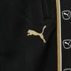 Puma Архивный Принт Полоски Логотип Эластичные Свободные Прямые Штаны Спортивные Вязаные Мужские Брюки 94089801