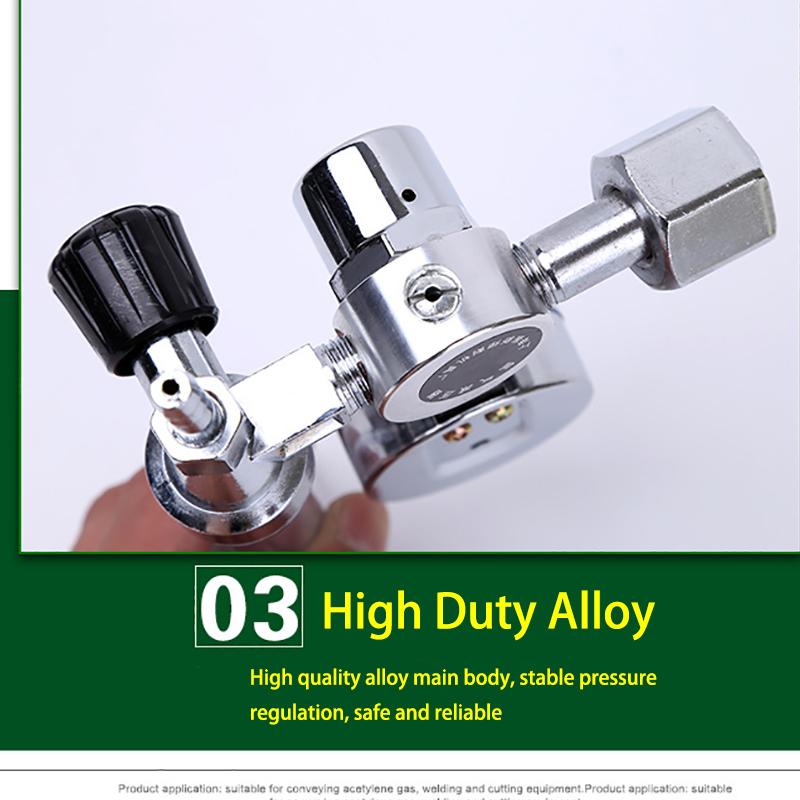 Алюминиевый сплав 0-25 МПа Регулятор аргона CO2 Регулятор давления воздуха Газовый редуктор Аргоновый редуктор G5/8