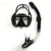 Snorkel Set With Prescription Lenses Anti-Fog Diving Mask Full Dry Professional Swimming Gear