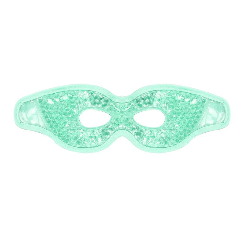 Ледяная маска для глаз Многоразовый пакет со льдом для глаз Охлаждающая маска для глаз с гелевыми шариками и отверстием для глаз от отечности/темных кругов/мигрени/снятия стресса