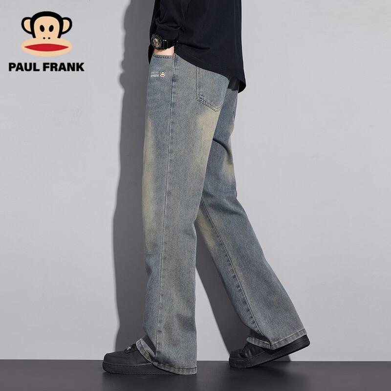 paul frank Мужские американские ретро свободные джинсы с широкими штанинами