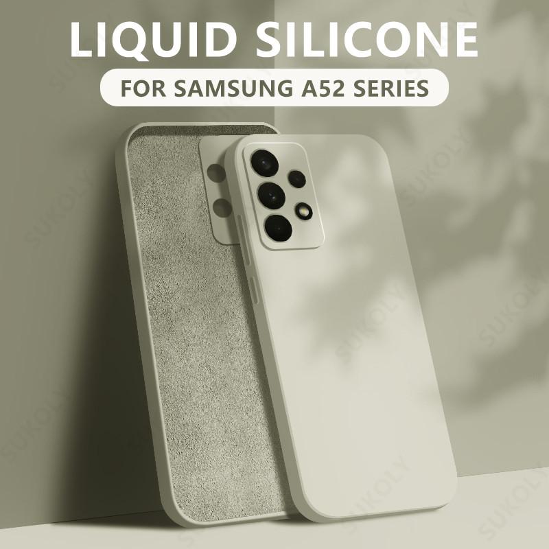 Чехол Для Samsung Galaxy S25 Edge S26 S21 FE S22 S23 Ultra S24 Plus A55 A54 A37 A57 A16 A17 A56 5G Funda Жидкий Силикон