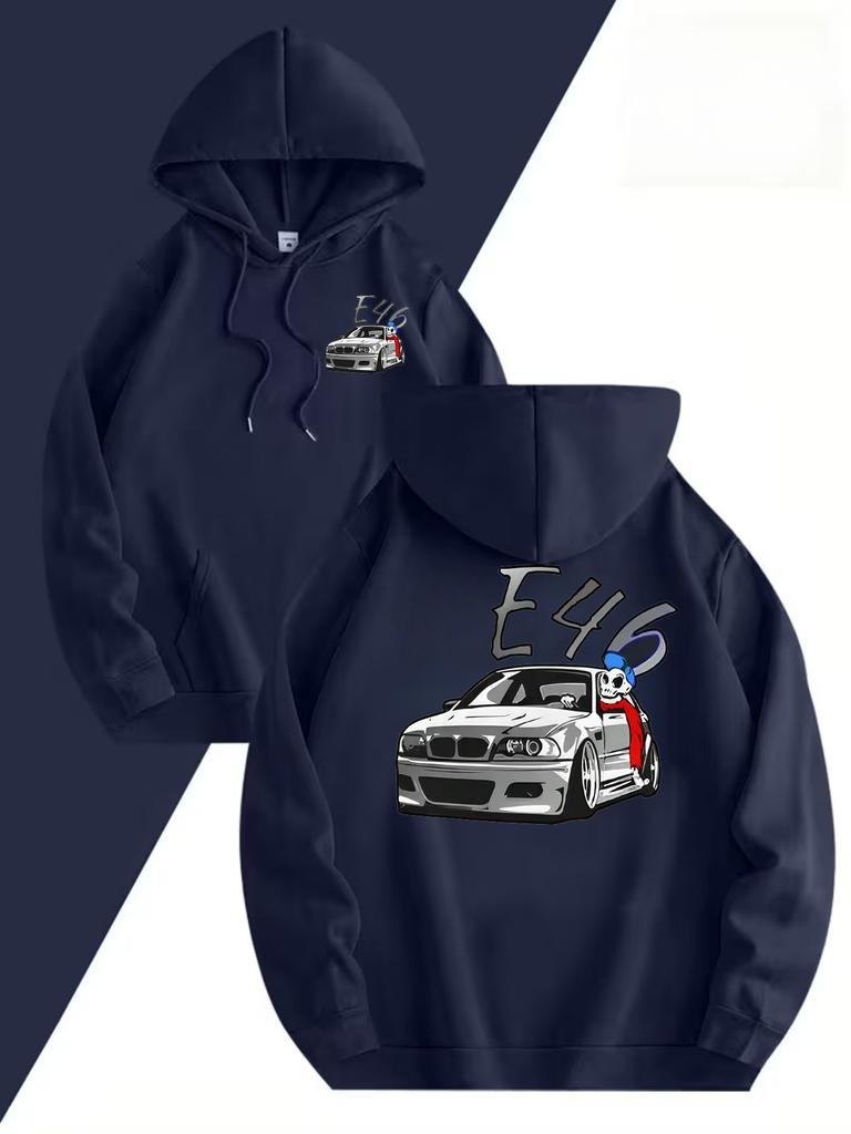 Худи с графикой для автомобиля E46