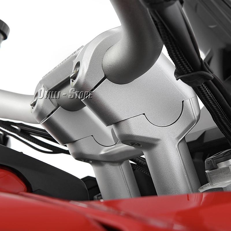 Motorcycle Accessories Handlebar Risers Clamp Mounting Mount Riser CNC Billet Aluminum For DUCATI MULTISTRADA V4 Multistrada V4