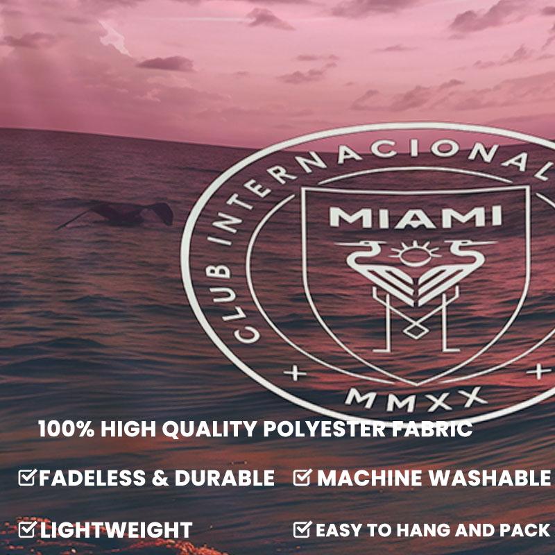 Inter Miami CF Wall Tapestry Aesthetic Wall Hanging Printed Fabric Blanket Decorative Tapestries for Bedroom Living Room Home Decor