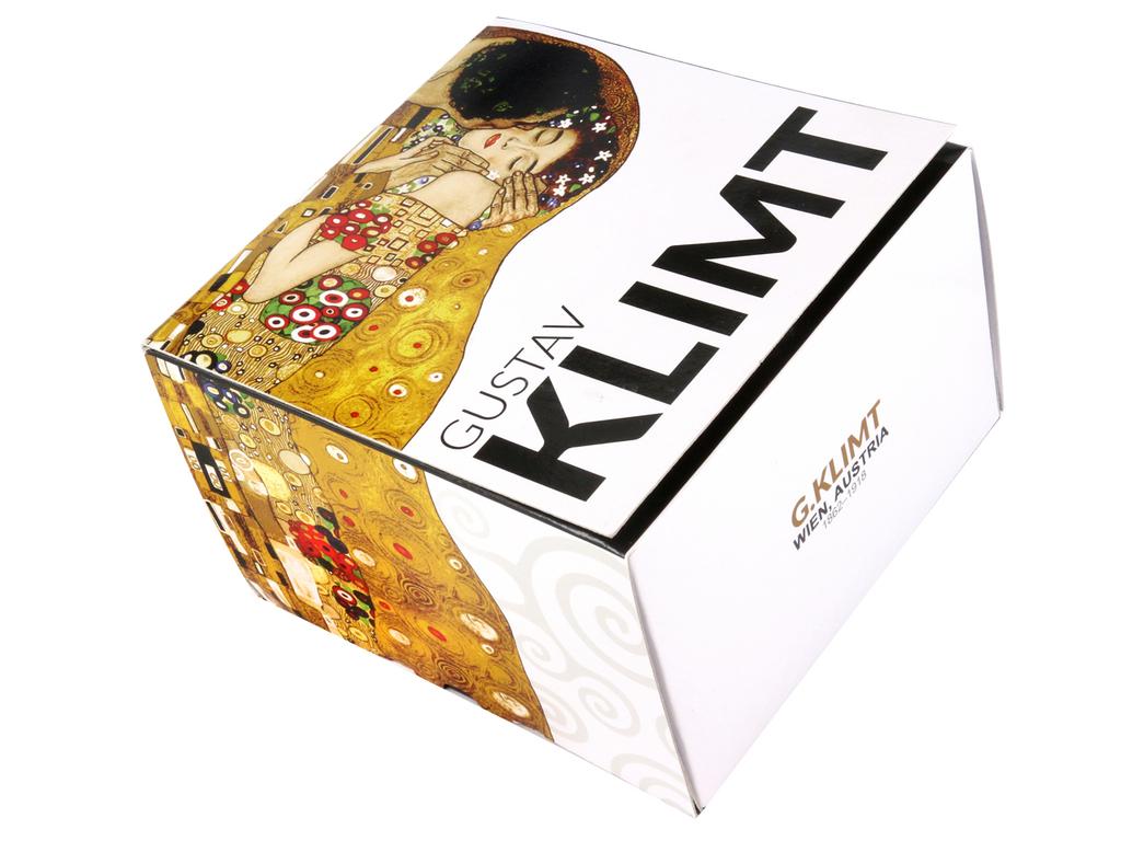 Kubek Porcelanowy Gustav Klimt Pocałunek Czarny Prezent Dla Niej Dom