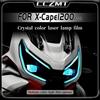 Для MOTO Morini X-Cape1200 2026 пленка на фары и задние фонари, защитная пленка-наклейка с узором "пчелиные соты" (лазерная), аксессуары для модификации