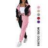 Women's Two-Piece Sports Hoodie Jacket & Cargo Pants Set