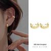 Banyan Tree S925 Silver Crown Ear Clip - No Piercing, Trendy Cold French Style for Women