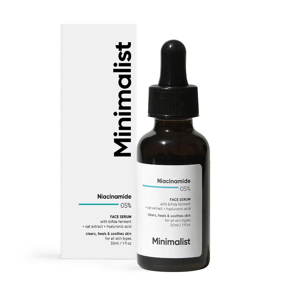 Minimalist 5% Niacinamide Face Serum, 30ml Each (Pack of 2)