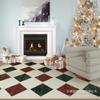 American Christmas Living Room Carpet Home Decoration Large Area Lint-free Rugs Bedroom Bedside Antiskid Easy Cleaning Foot Mat