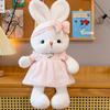 Stuffed Animals for Kids Plush Bunny Girls Toys Dolls White Rabbit Pink Child
