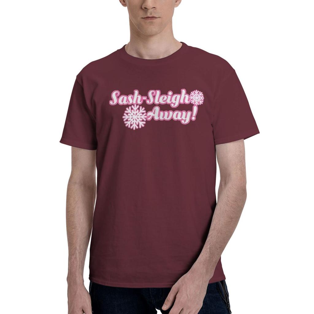SashSleigh Away 100 Cotton Casual Breathable Confortable Tshirt High End Mens Clothing Tshirts Men