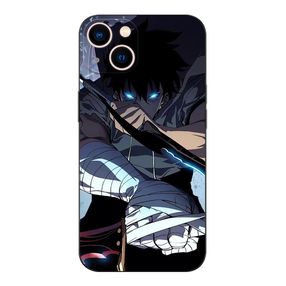 Черный чехол из ТПУ для Xiaomi Redmi 5 5plus 6 6a 7 7a 8 8a задняя крышка solo leveling Sung-Jin-Woo