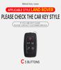 Чехол для ключа автомобиля для Land Rover Sport Freelander Discovery 4 Range Rover Sport Lr4 2010-2012 Сплав цинка Кожаный Автомобильный Брелок