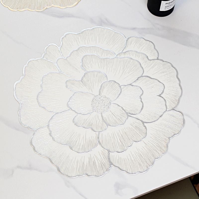 1шт салфетка под прибор цветок водонепроницаемый нескользящий теплая кухня