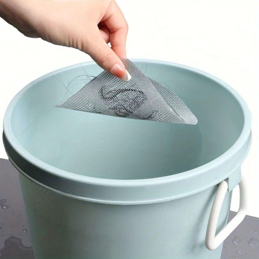 30Pcs Sink Strainers Disposable Floor Drain Sticker Anti-blocking Filter Mesh Stickers  Bathroom
