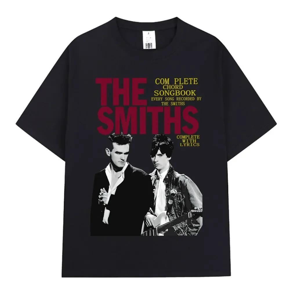 The Smiths Unisex 100 Cotton Tshirt Vintage Commemorative Classic Graphic Street Style Loose Unisex And Unisex Tshirts