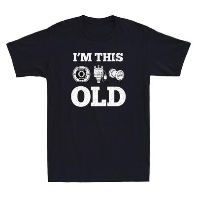 Im This Old Funny Classic Car Parts Mechanic Graphic Quote Retro Unisexs Tshirt