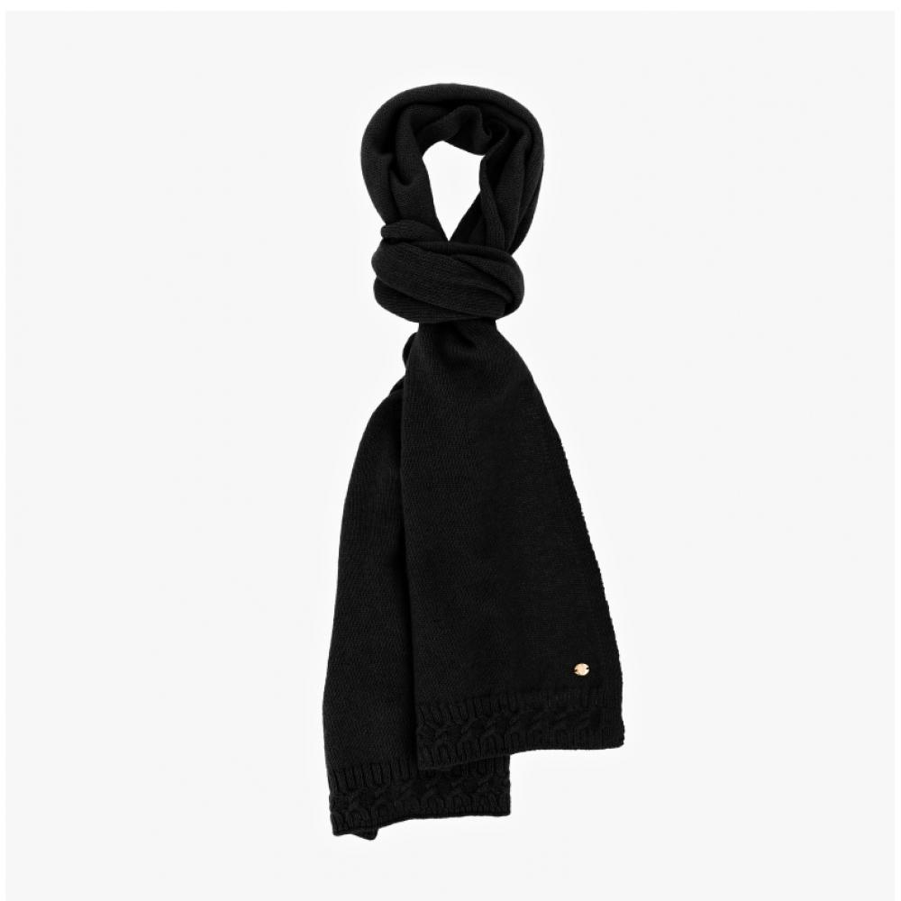 Helen Kaminski Sca51876 Bk Candin Black Knit Muffler
