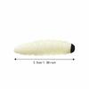 100PCS PVC Fishing Lure Baits 1.38 Inch Fishing Worms Lures Fishing Worms  Freshwater Fishing