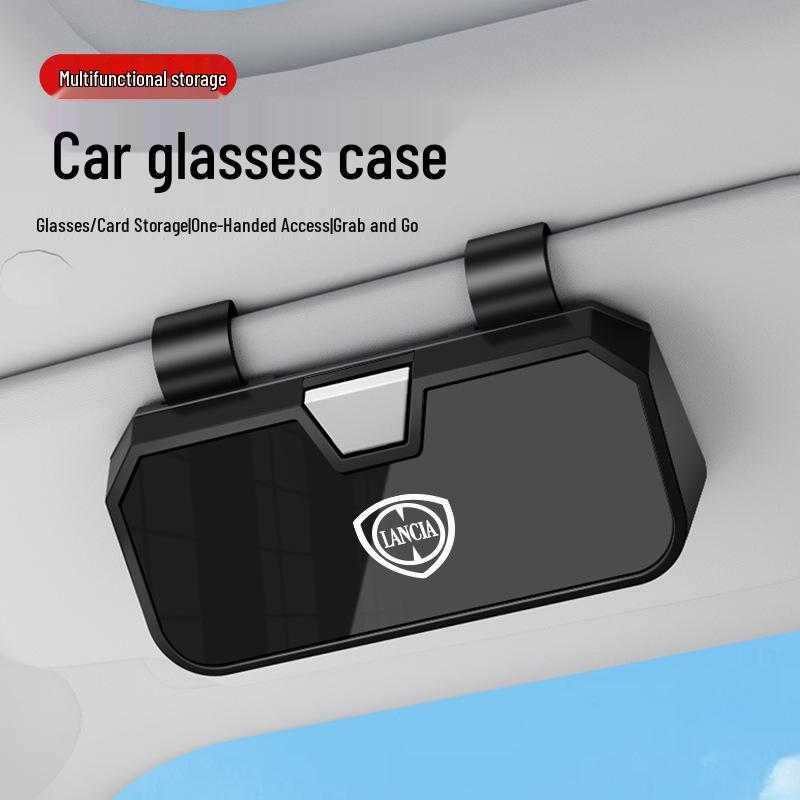 Lancia Car Sun Visor Sunglasses Storage Box: Premium Glasses Holder