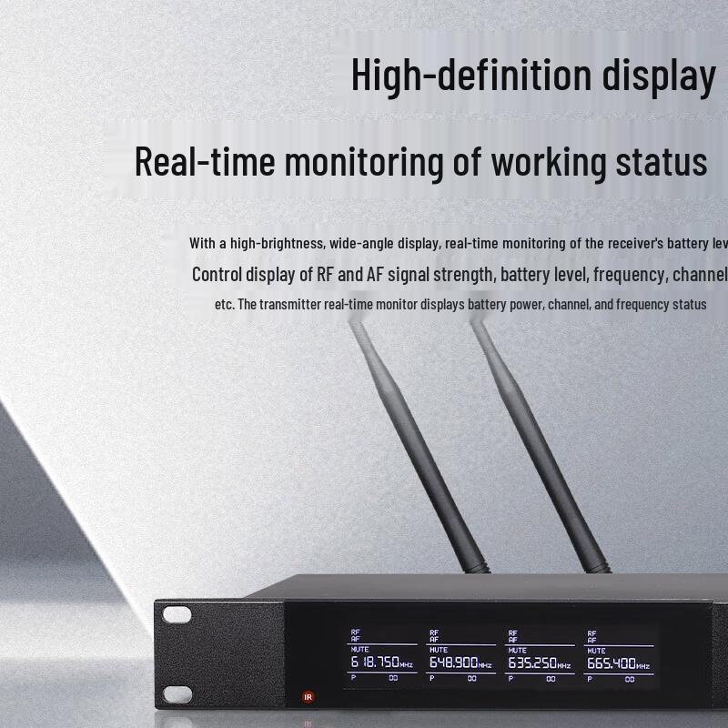 Huidu HD-X4 Профессиональная беспроводная микрофонная система (Китайская версия)
